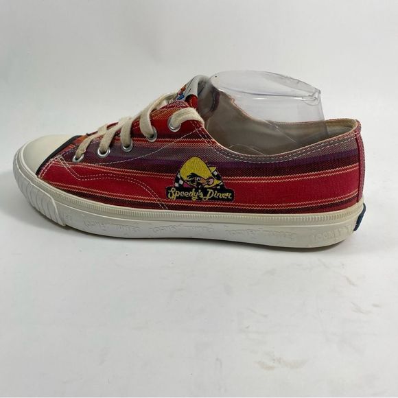 KEDS LOONEY TUNES RARE Vintage Speedy's Diner Canvas Shoes Women’s 11 - Men 9.5 - Picture 6 of 13